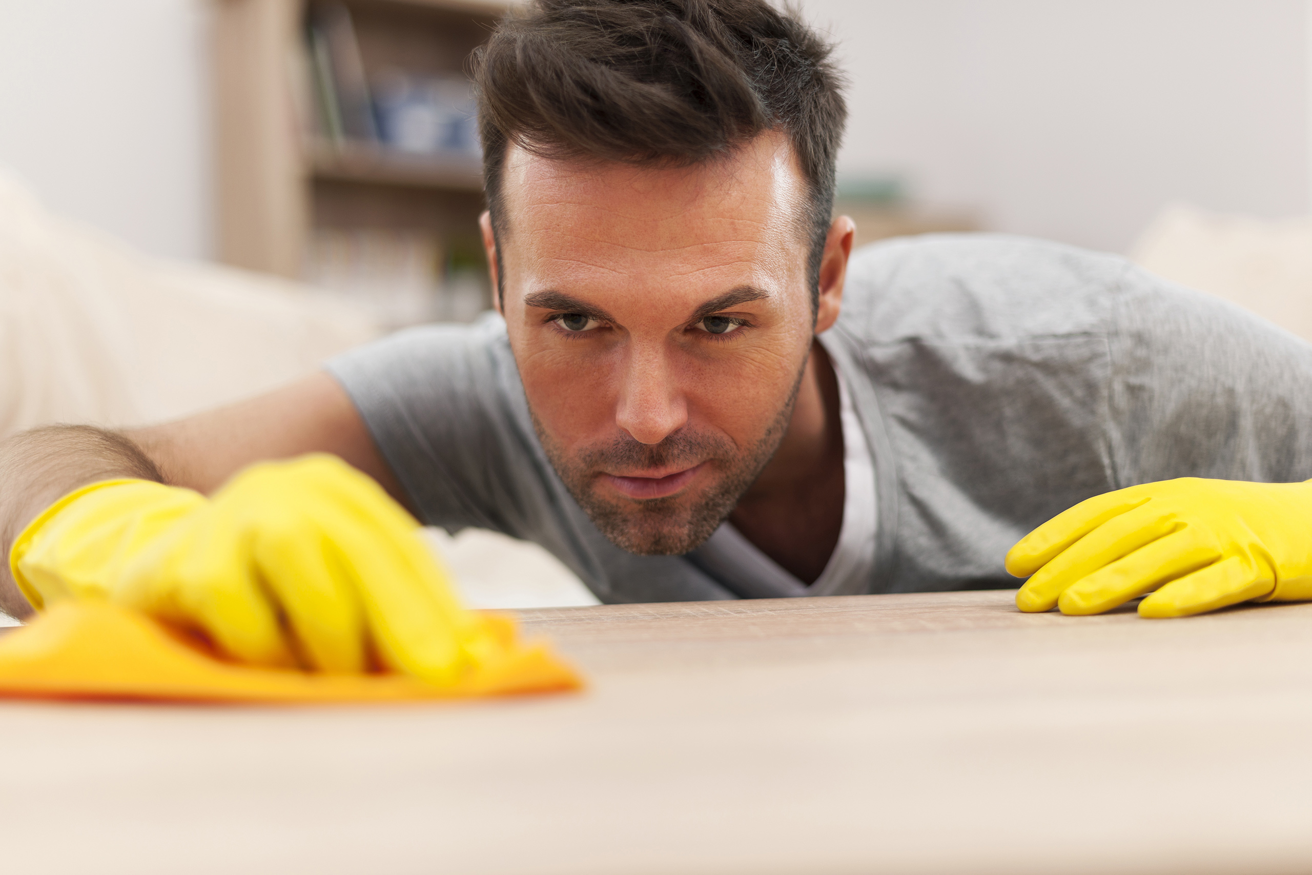 Guy Cleaning
